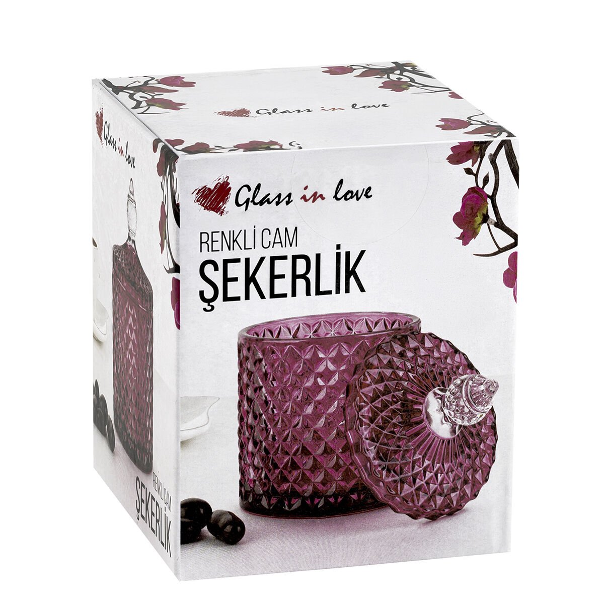 Renkli Cam Şekerlik