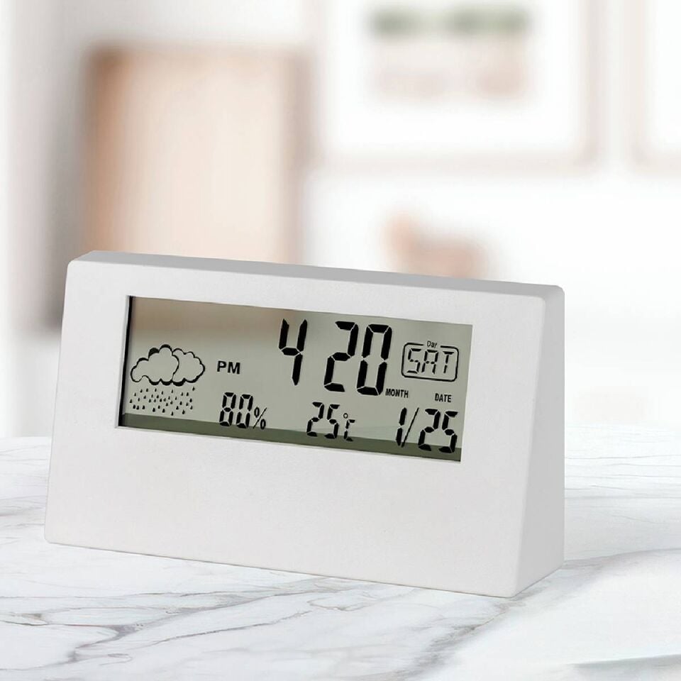 LCD Zaman Göstergeli Dijital Saat