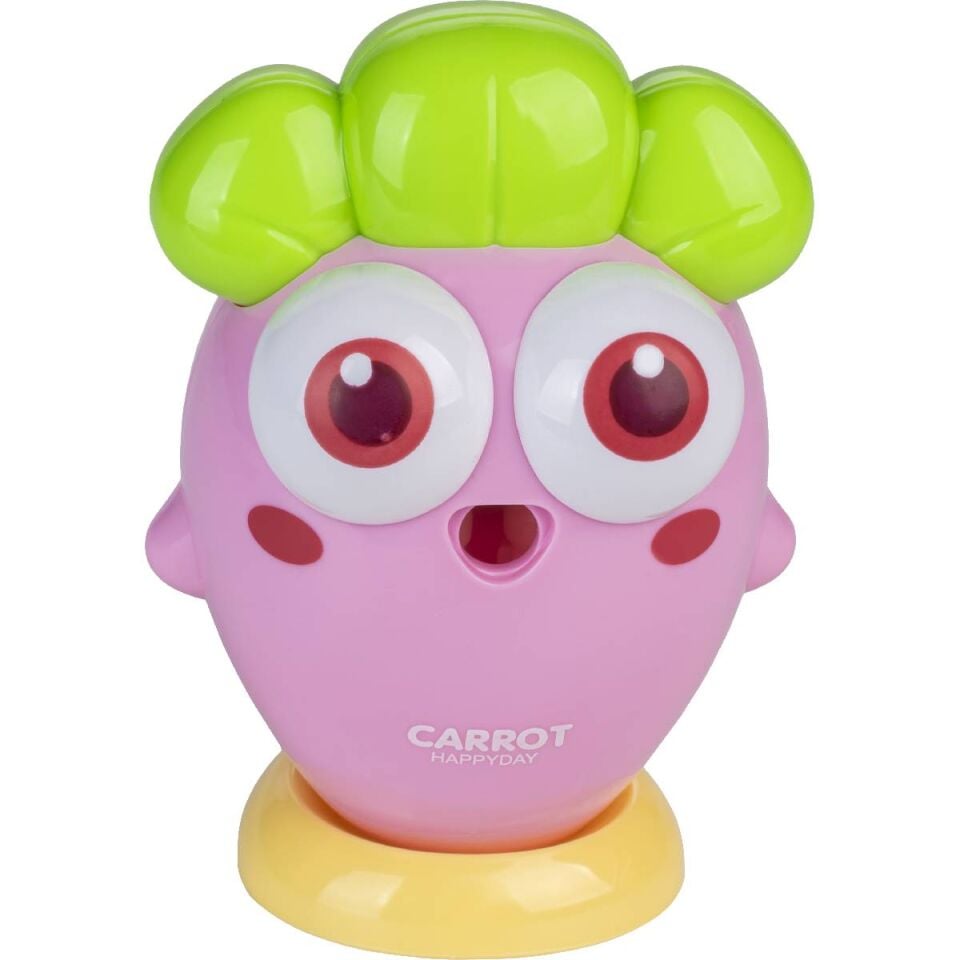 Çevirmeli Hazneli Büyük Kalemtıraş Pembe