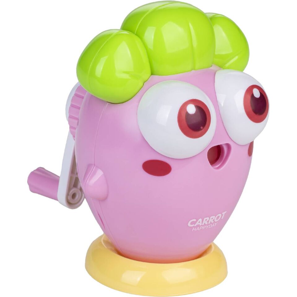 Çevirmeli Hazneli Büyük Kalemtıraş Pembe