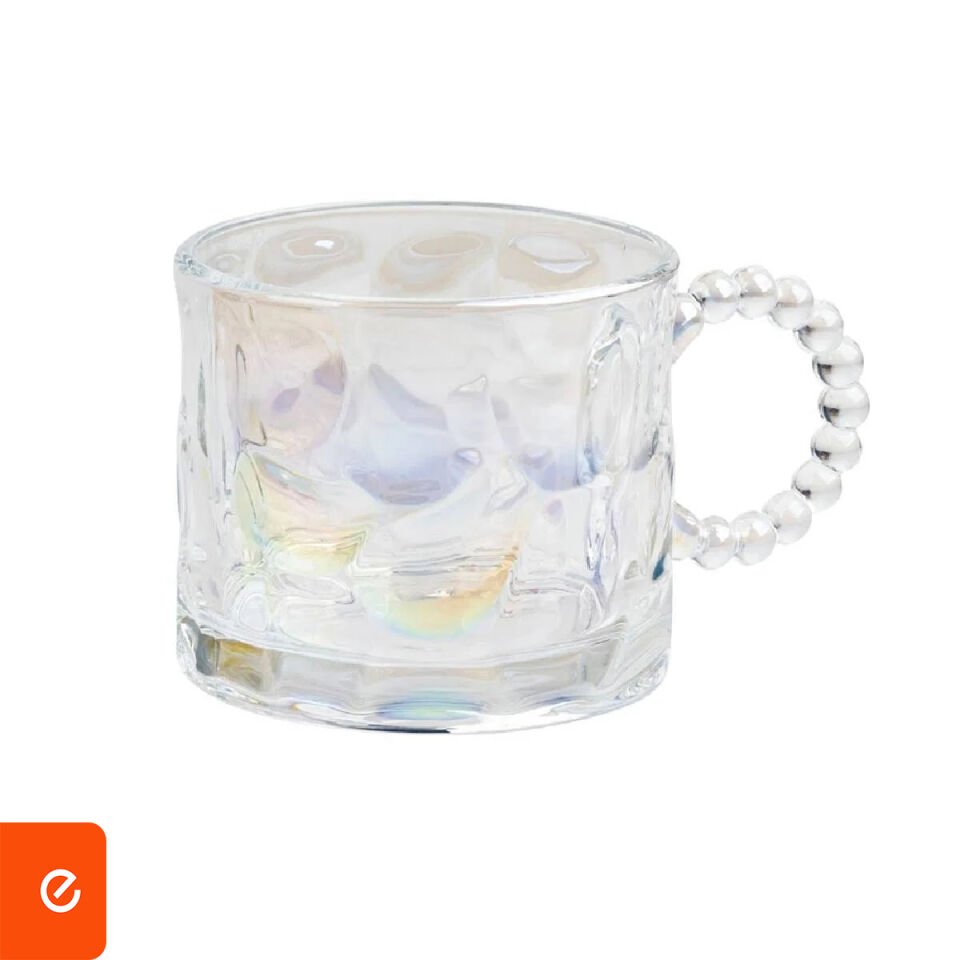 Sedef Boncuklu 2’li Cam Kupa Seti