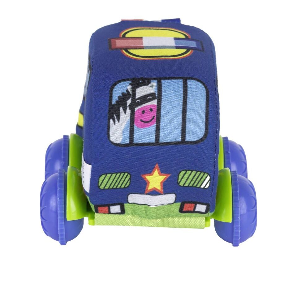 Polis Desenli Yumuşak Oyuncak Araba