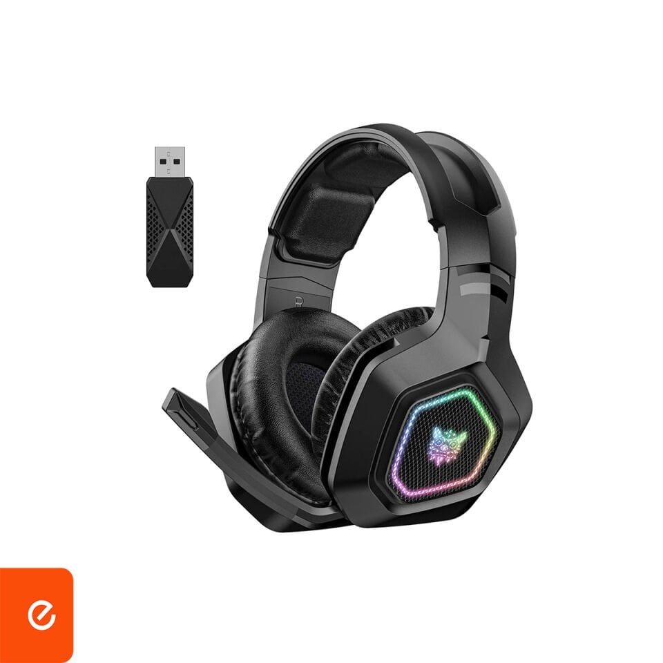 Kablosuz Oyuncu Kulaklığı - B100 Siyah