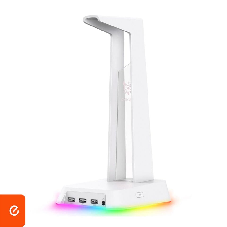 Oyuncu Kulaklığı Standı - Beyaz