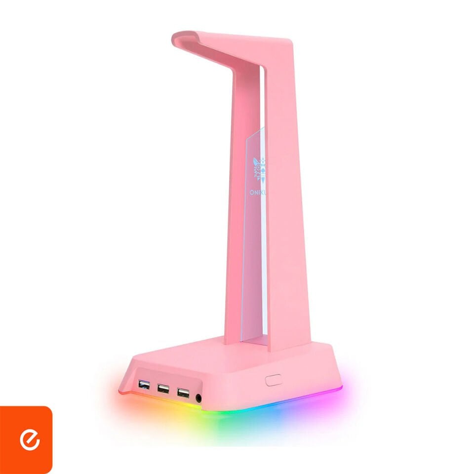 Oyuncu Kulaklığı Standı - Pembe