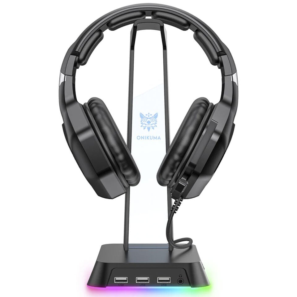 Oyuncu Kulaklığı Standı - Siyah