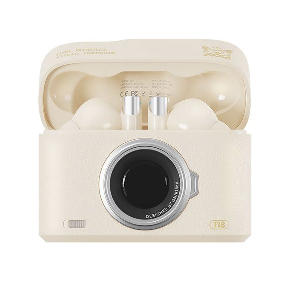 Profesyonel Bluetooth Kulak İçi Oyuncu Kulaklığı Bej