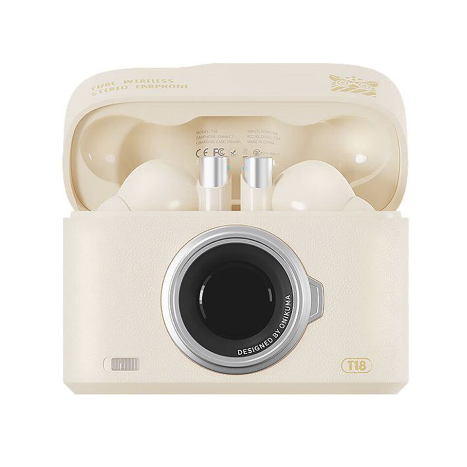 Profesyonel Bluetooth Kulak İçi Oyuncu Kulaklığı Bej