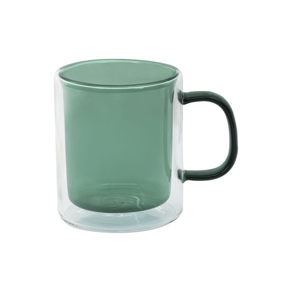 Çift Cidarlı Renkli Kupa - 390 CC