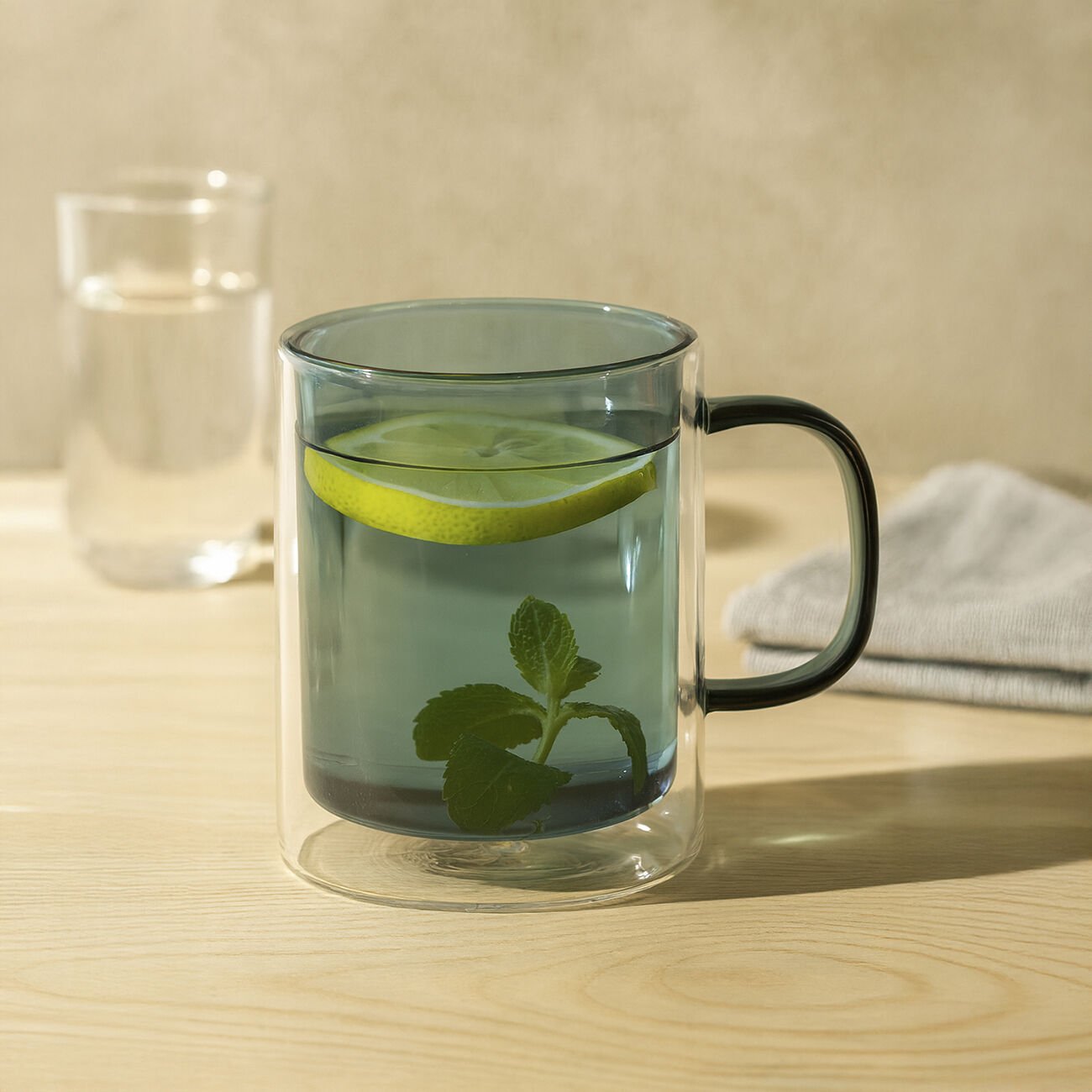 Çift Cidarlı Renkli Kupa - 390 CC