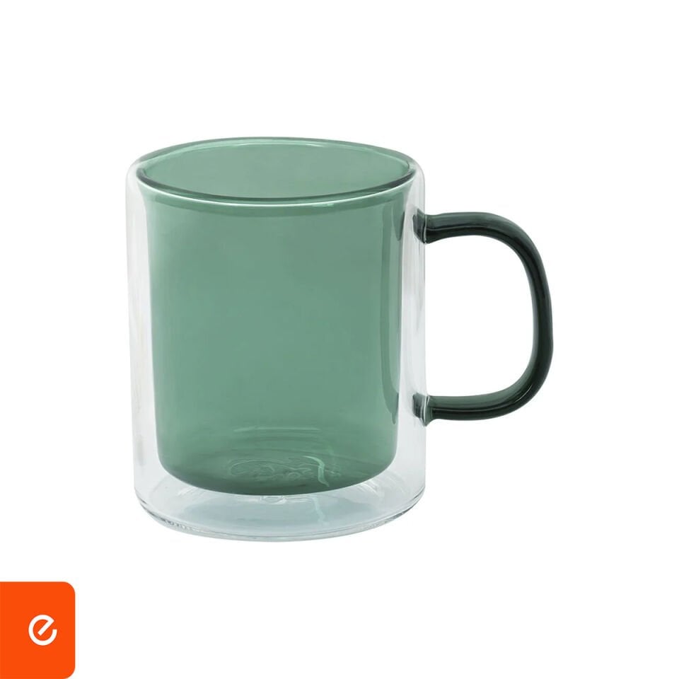 Çift Cidarlı Renkli Kupa - 390 CC