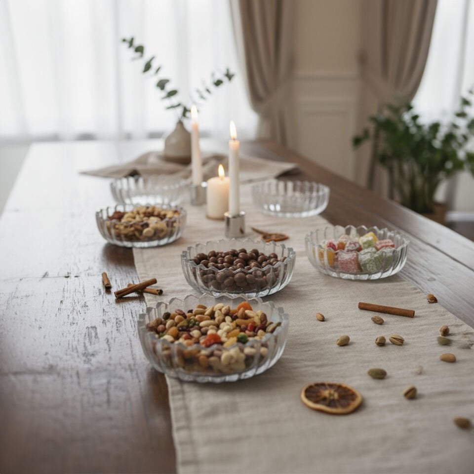 Cam Çerezlik Seti – 6’lı – 240 CC