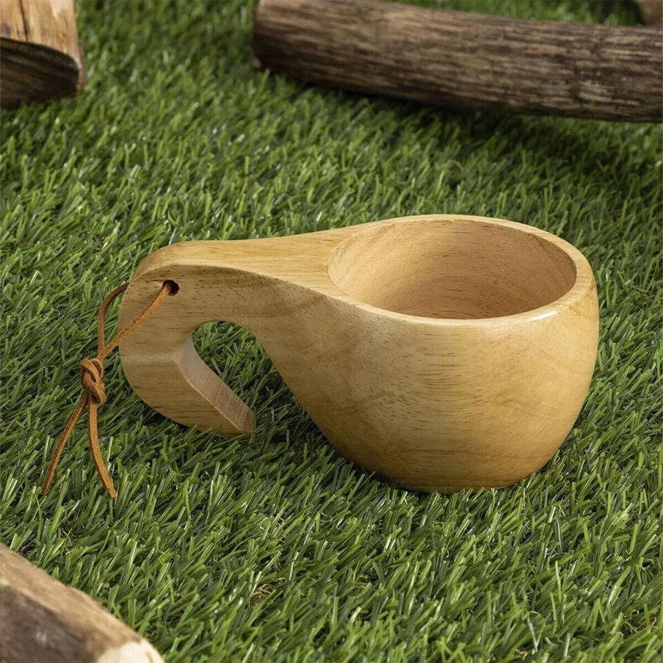 Ahşap Kamp Kupası - 200 ML