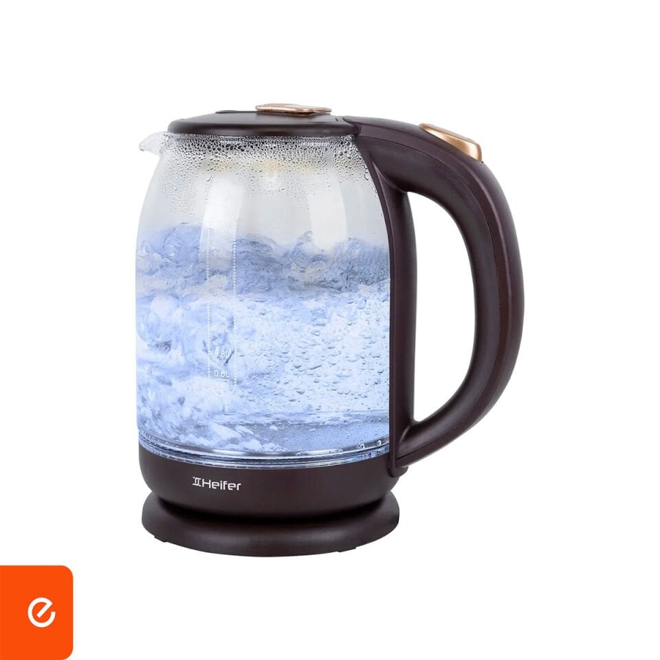 Cam Kettle 2000W – Mavi Işıklı