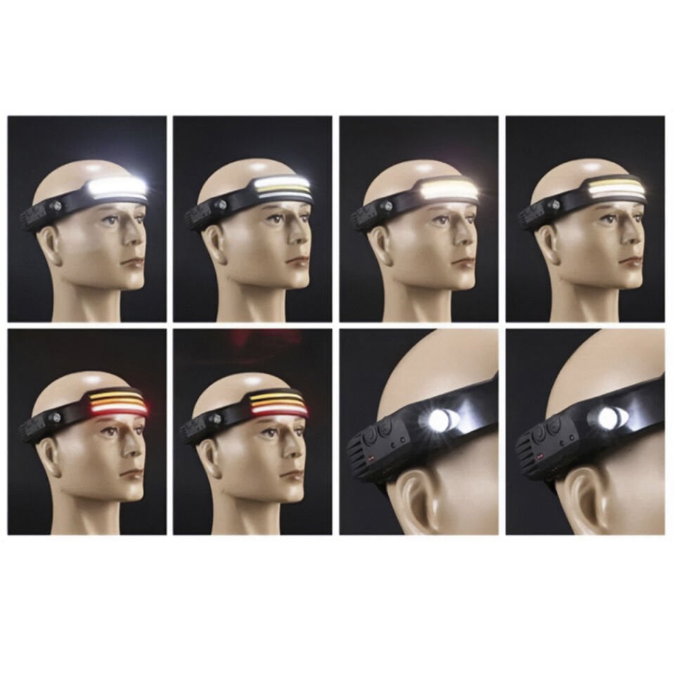 3 Şeritli Sensörlü Kafa Lambası