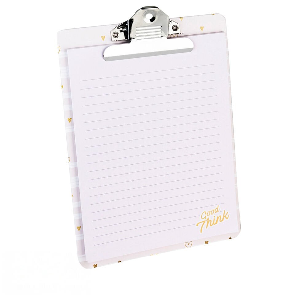 A5 Sekreterlik Ve Not Defteri Seti - Kalp Desen